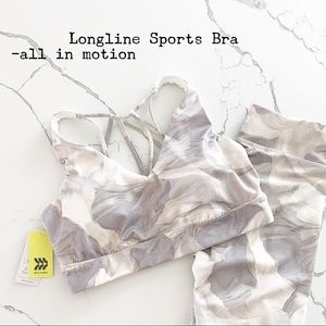 NWT Light Support Multistrap Longline Bra by All In Motion - XL